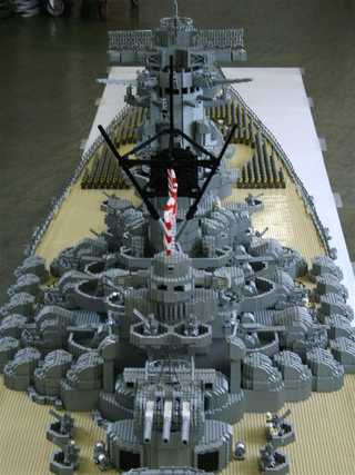 Illustration for article titled Lego Battleship Yamato Is Biggest Lego Ship Ever